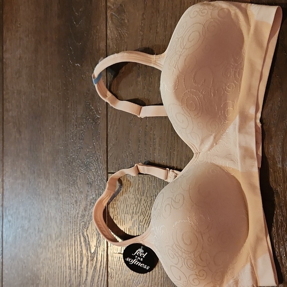 Bali Comfort Revolution Wireless Bra 40C Beige Swirl - Picture 1 of 5